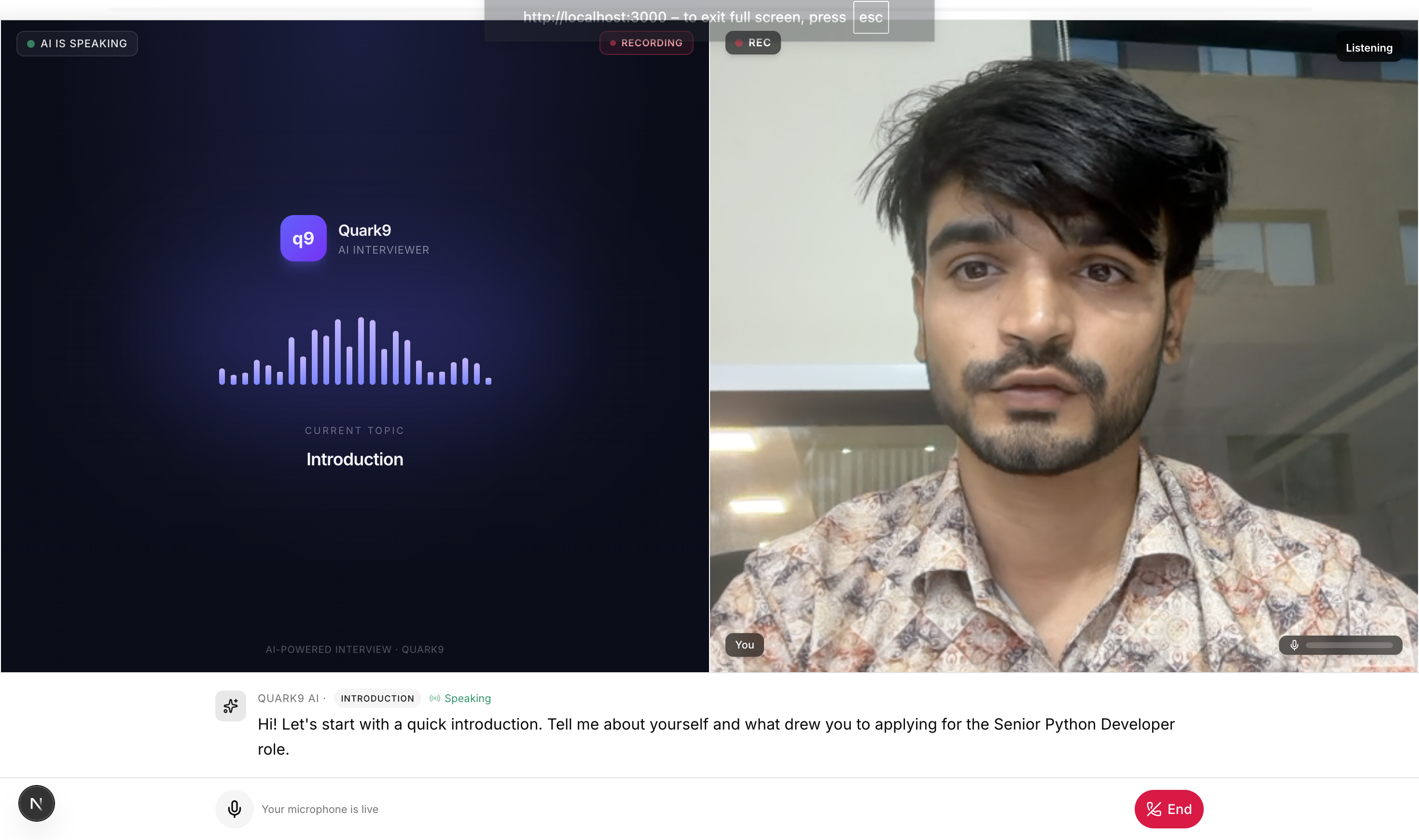 AI Video Interview